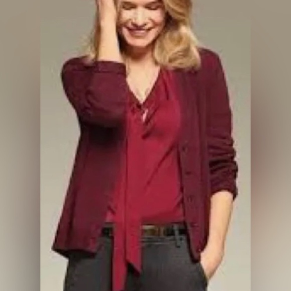Cabi XS women’s cardigan v neck 100% cotton